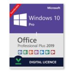 Windows 10 Pro + Microsoft Office 2019 Professional Bundle – Digital Licenses 1PC (Lifetime)