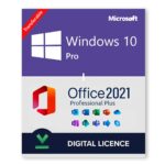 Windows 10 Pro + Microsoft Office 2021 Professional Bundle – Digital Licenses 1PC (Lifetime)